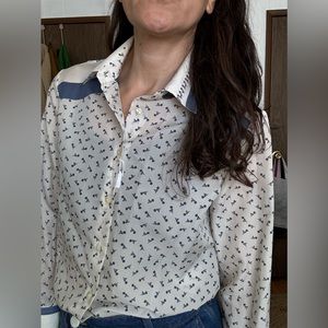 Vintage Italian Button Down Blouse